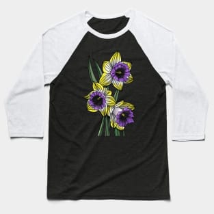 Enby Daffodils Baseball T-Shirt